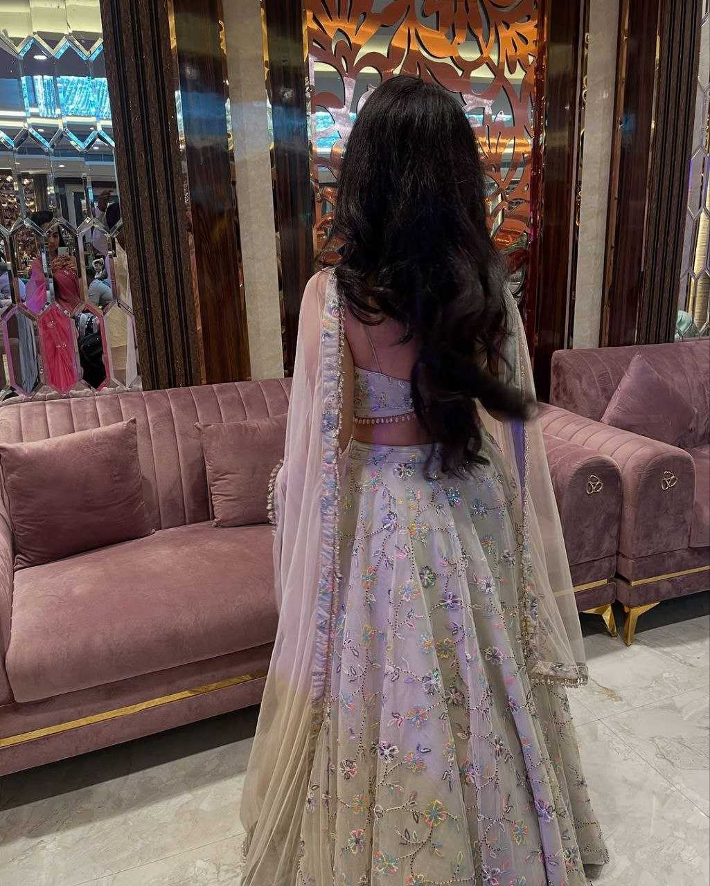 Ynf Silk KESH508 1026 Lehengas Wholesale Silk Lehenga Embroidered Lehenga White Lehenga Manufacturer