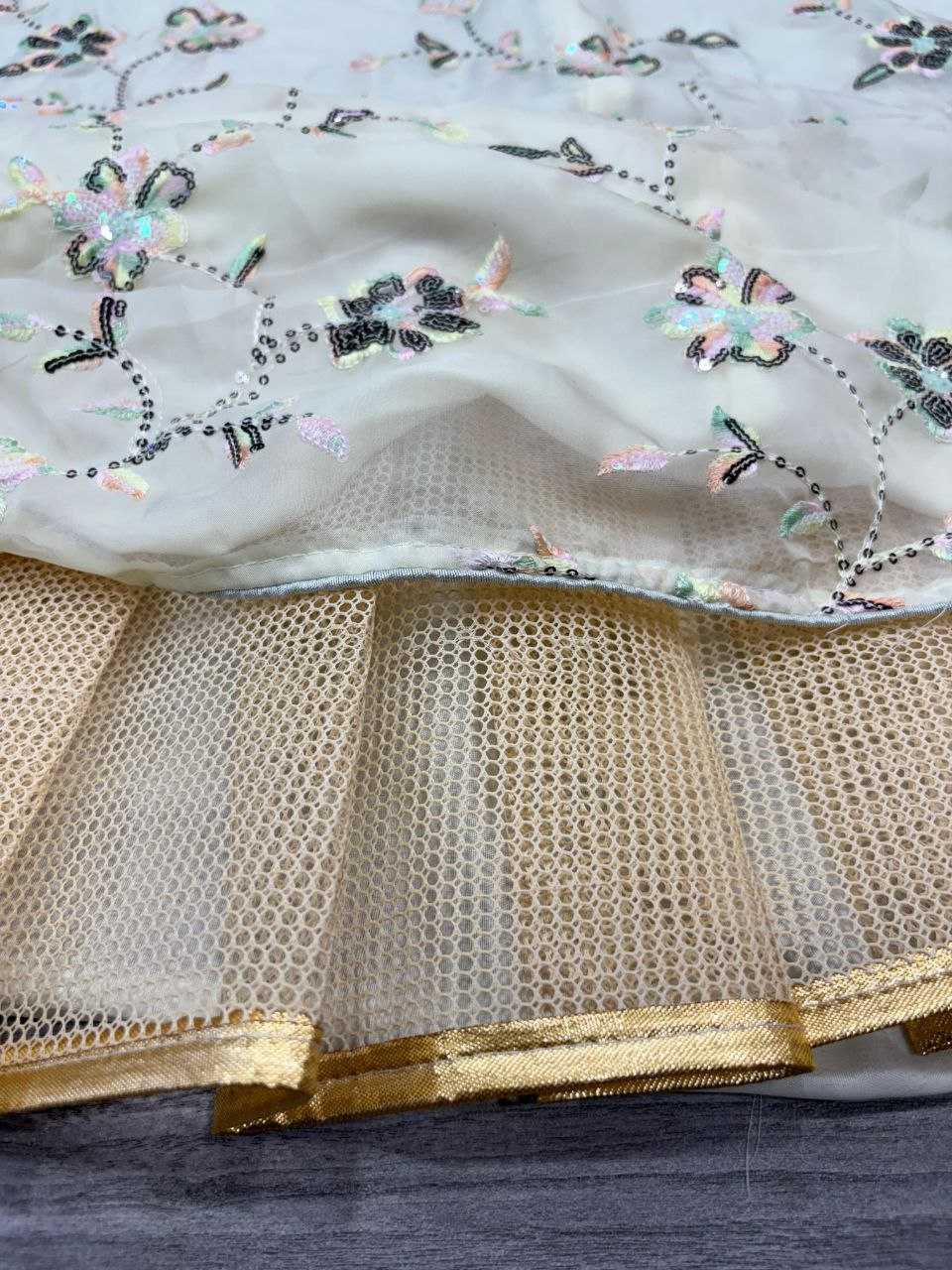 Ynf Silk KESH508 1026 Lehengas Wholesale Silk Lehenga Embroidered Lehenga White Lehenga Manufacturer