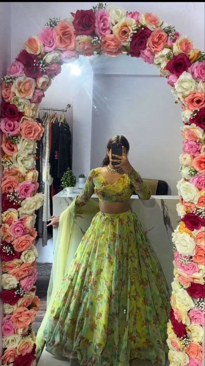 Ynf Silk KESH508 1030 Lehengas Wholesale Fancy Lehenga Silk Lehenga Printed Lehenga Manufacturer