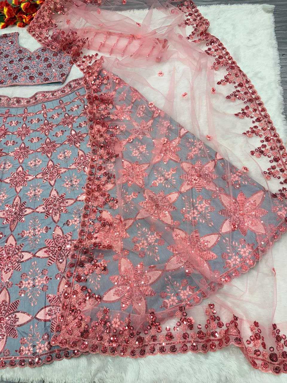 Ynf Silk KESH508 1040 Lehengas Wholesale Designer Lehenga Traditional Lehenga Embroidered Lehenga Manufacturer