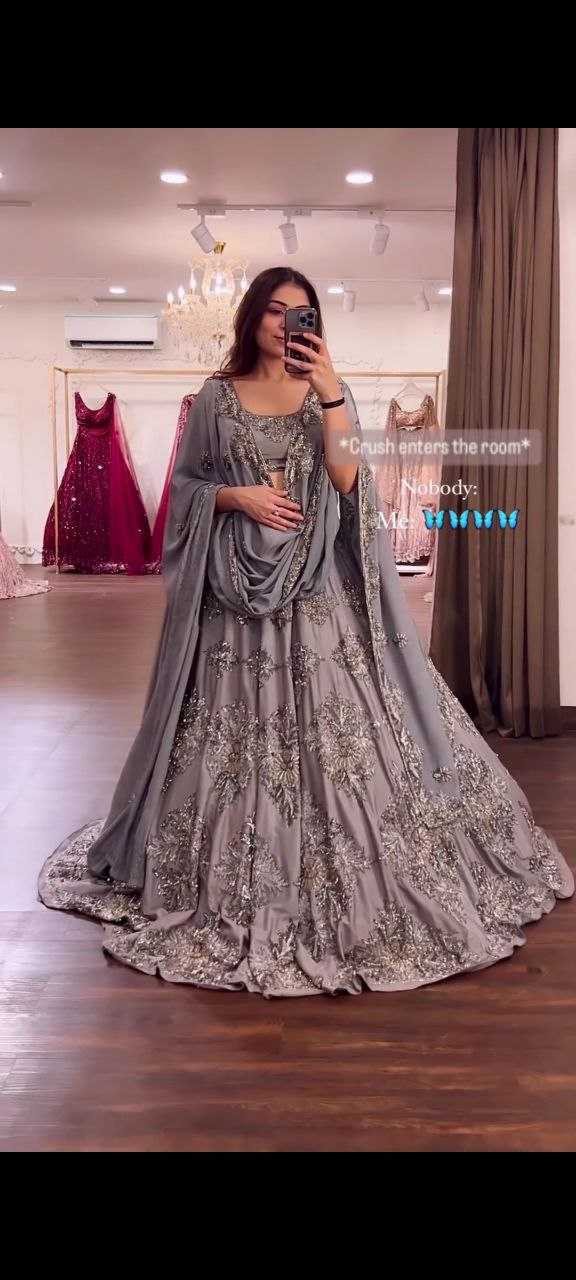 Ynf Silk KESH508 1061 Lehengas Wholesale Fancy Lehenga Printed Lehenga White Lehenga Manufacturer