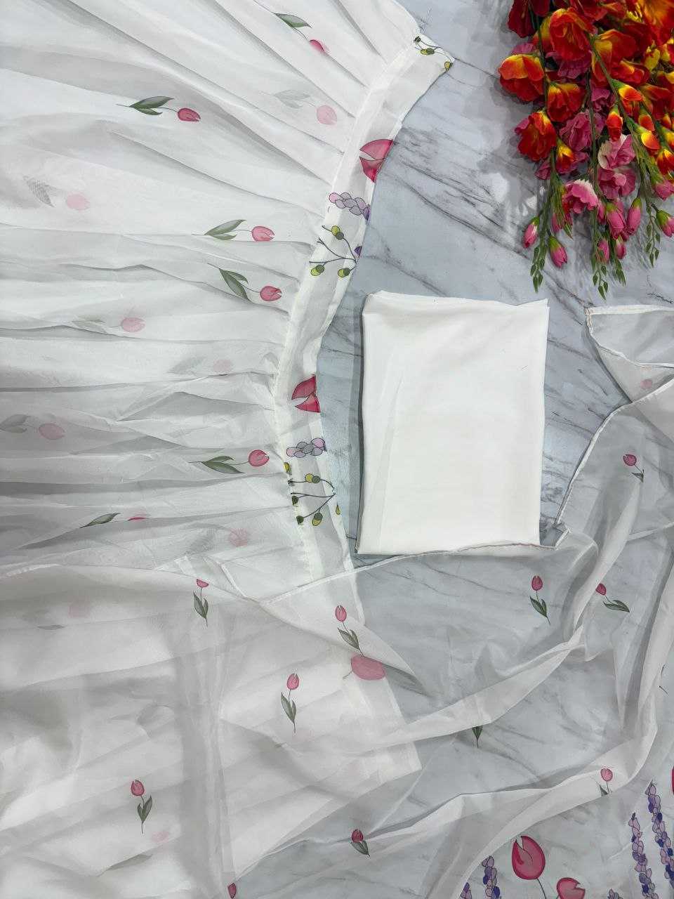 Ynf Silk KESH508 1061 Lehengas Wholesale Fancy Lehenga Printed Lehenga White Lehenga Manufacturer