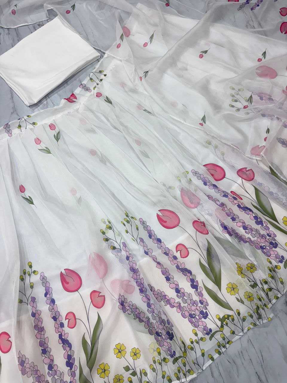 Ynf Silk KESH508 1061 Lehengas Wholesale Fancy Lehenga Printed Lehenga White Lehenga Manufacturer