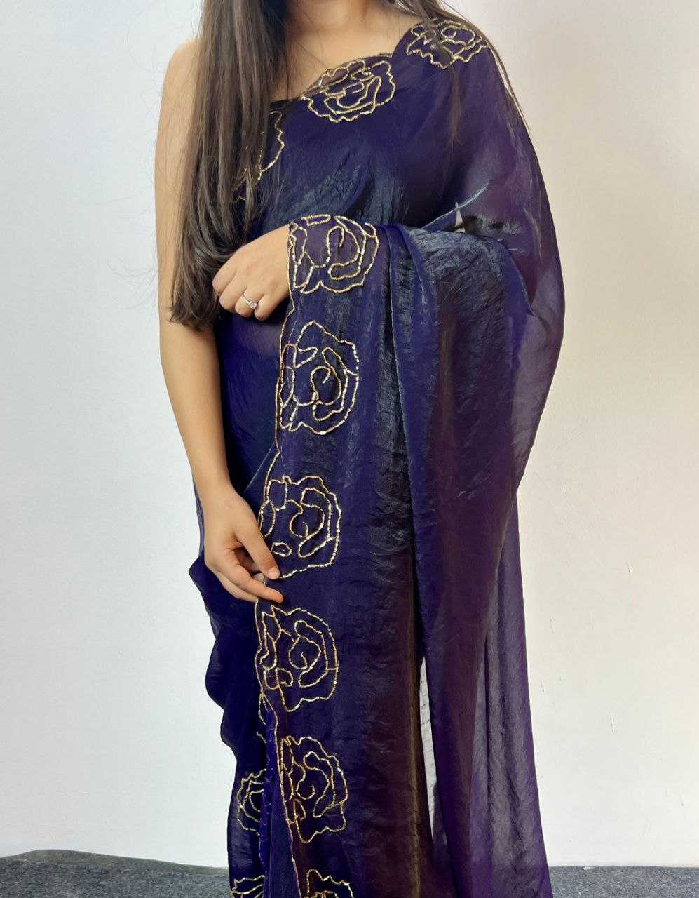 Ynf Silk KESH518 4369 Sarees Wholesale Party Wear Sarees Fancy Sarees Hand Work Sarees Manufacturer