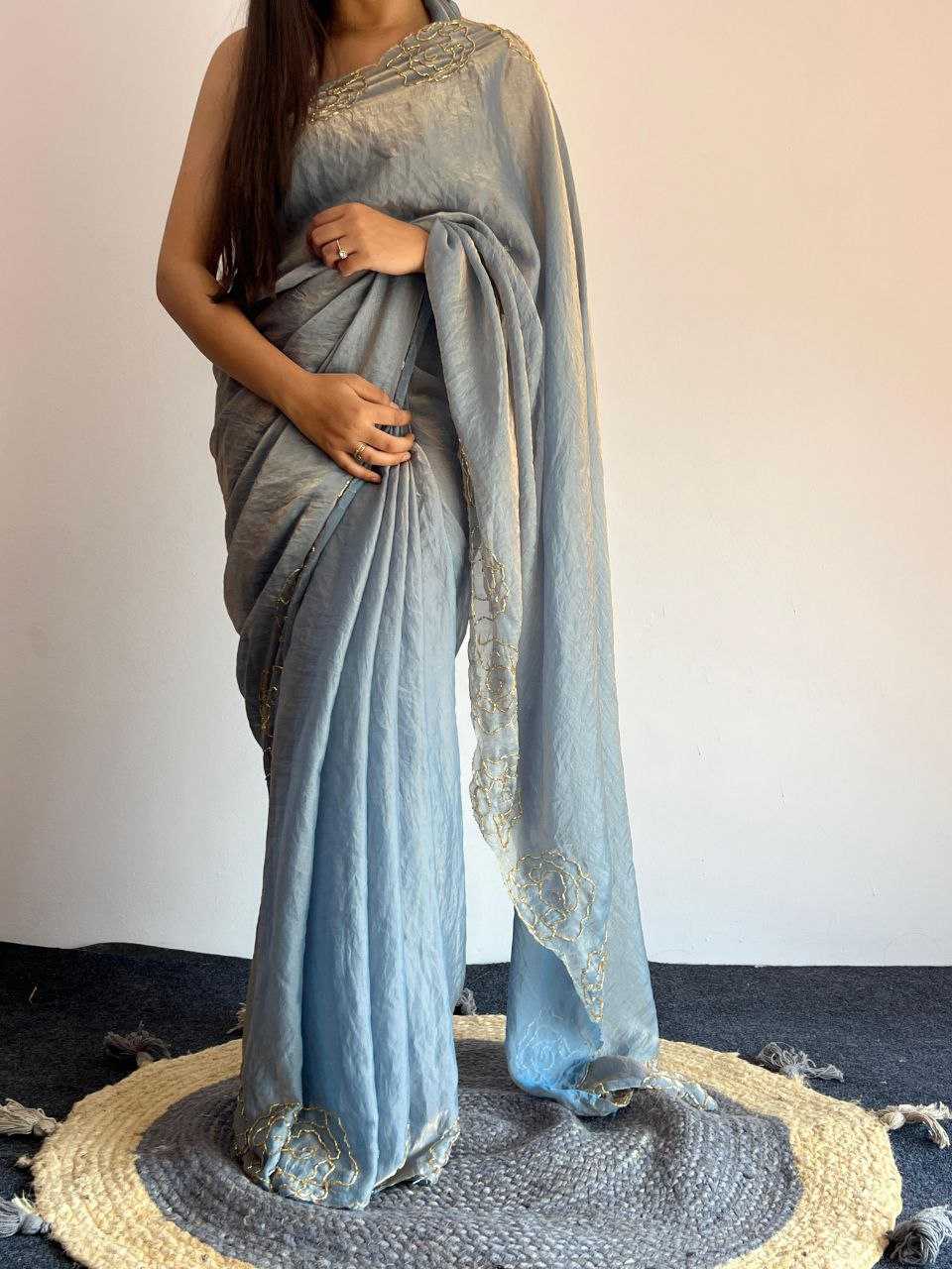 Ynf Silk KESH518 4369 Sarees Wholesale Party Wear Sarees Fancy Sarees Hand Work Sarees Manufacturer