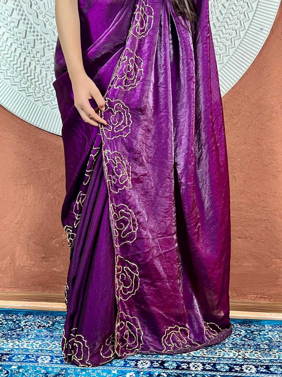Ynf Silk KESH518 4369 Sarees Wholesale Party Wear Sarees Fancy Sarees Hand Work Sarees Manufacturer