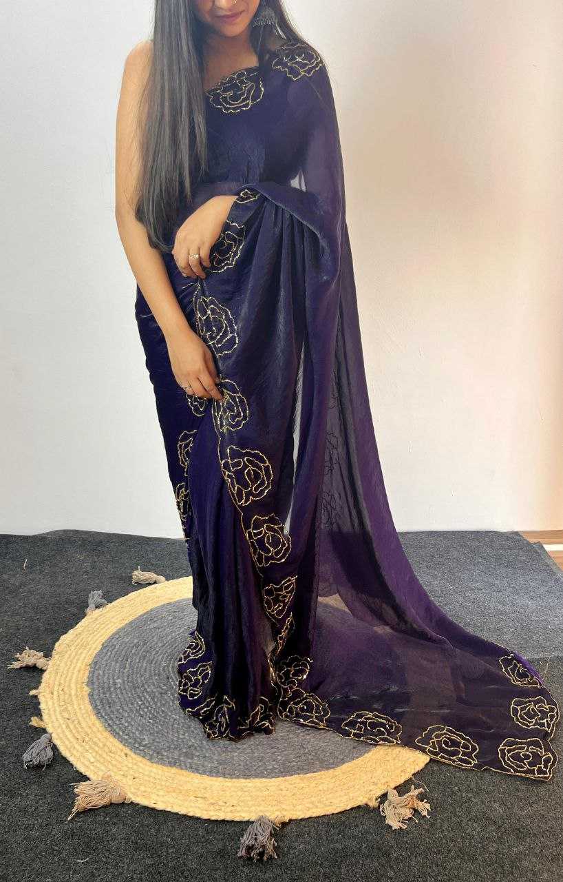 Ynf Silk KESH518 4369 Sarees Wholesale Party Wear Sarees Fancy Sarees Hand Work Sarees Manufacturer