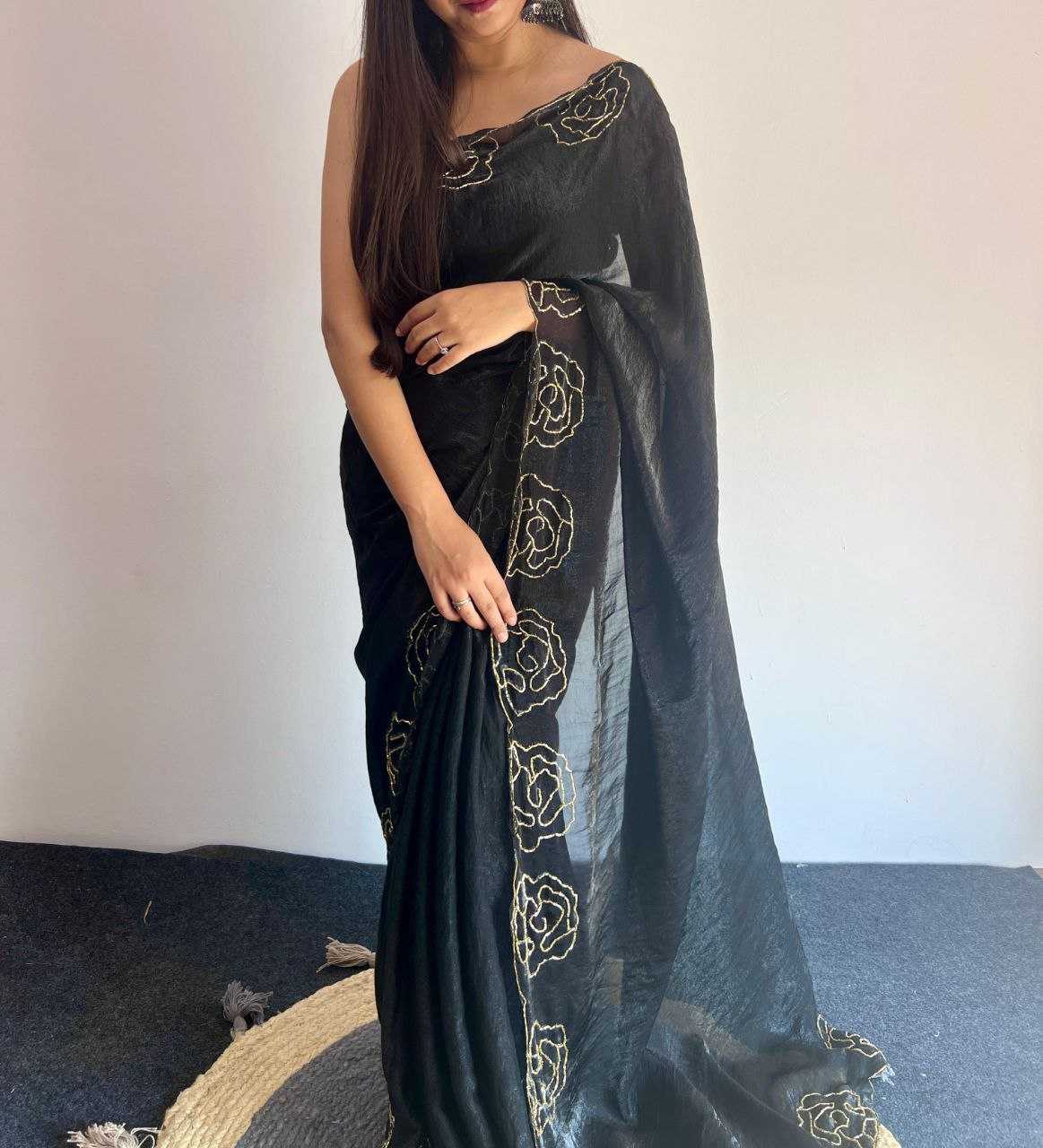 Ynf Silk KESH518 4369 Sarees Wholesale Party Wear Sarees Fancy Sarees Hand Work Sarees Manufacturer