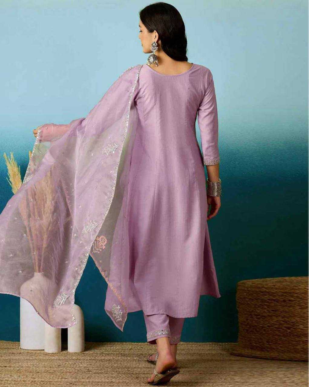 Ynf Silk KESH537 Nidhi Suits & Dresses Wholesale Embroidery Suits Ladies Silk Suit Party wear suits Manufacturer