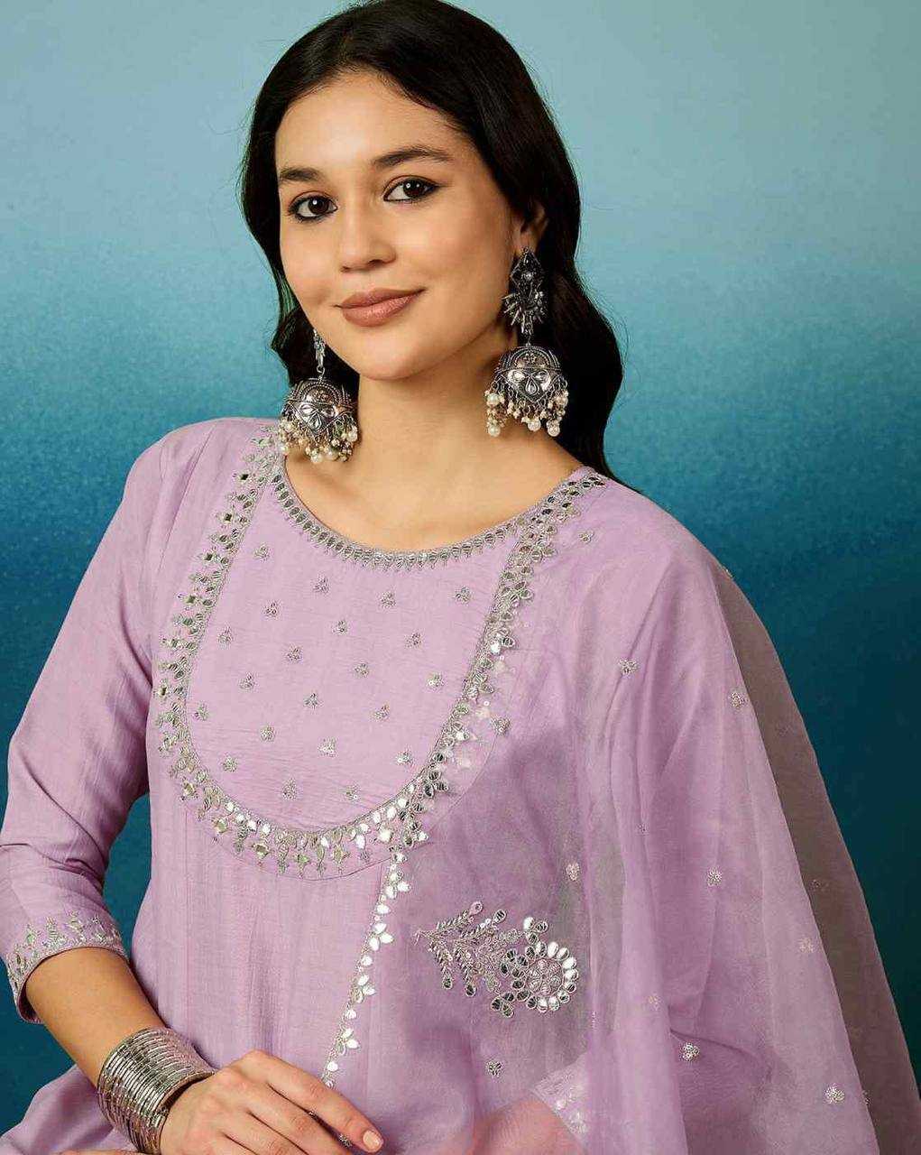 Ynf Silk KESH537 Nidhi Suits & Dresses Wholesale Embroidery Suits Ladies Silk Suit Party wear suits Manufacturer