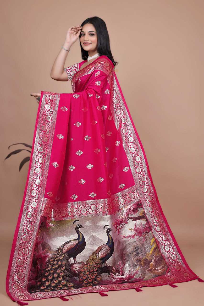 Ynf Silk KESH553 07 Sarees Wedding Collections Festive Collections Wholesale Party Wear Sarees Silk Sarees Sarees With Blouse Manufacturer