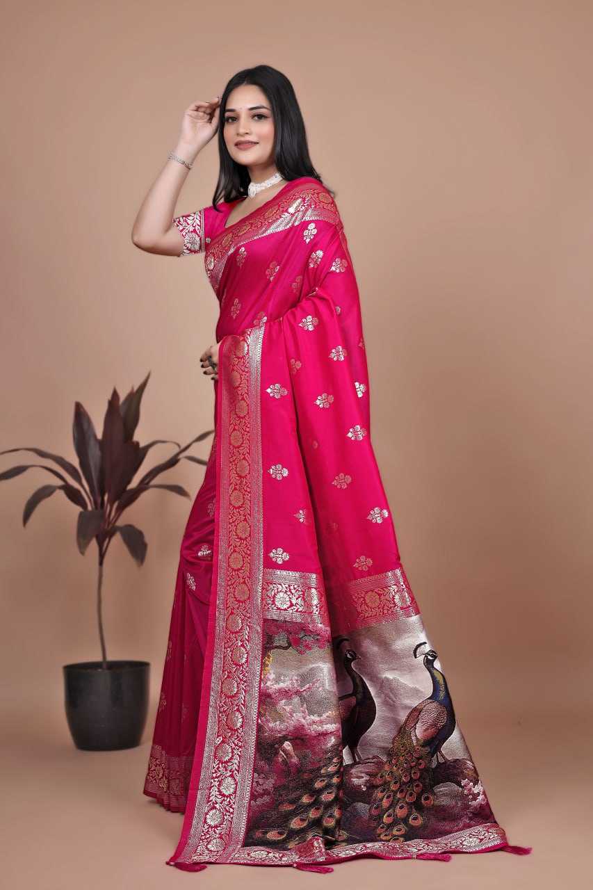 Ynf Silk KESH553 07 Sarees Wedding Collections Festive Collections Wholesale Party Wear Sarees Silk Sarees Sarees With Blouse Manufacturer