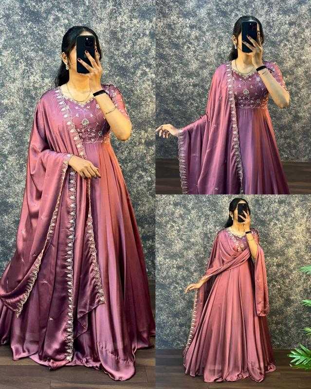 Ynf Silk RIN102 114 Gowns Festive Collections Wholesale Embroidery Gowns Rakhi Collections Manufacturer
