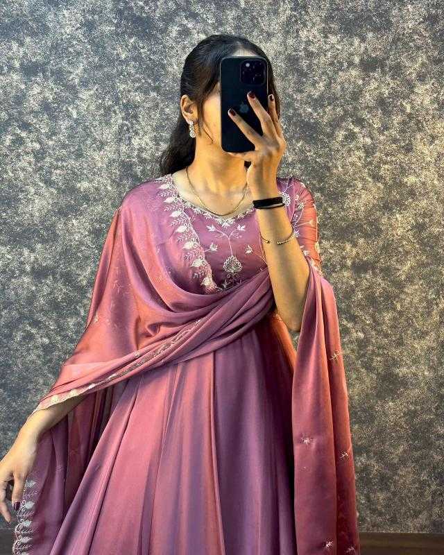 Ynf Silk RIN102 114 Gowns Festive Collections Wholesale Embroidery Gowns Rakhi Collections Manufacturer