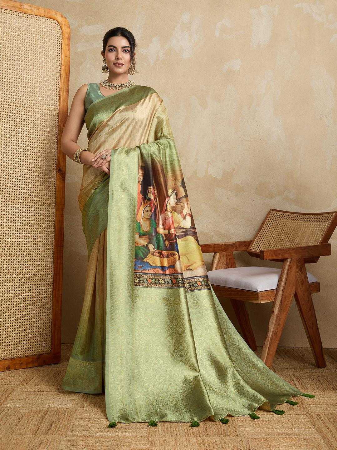 Ynf Silk RIN113 JODHA Silk Sarees Wholesale Printed Silk Saree Designer Silk Sarees Silk Sarees For Weddings Manufacturer