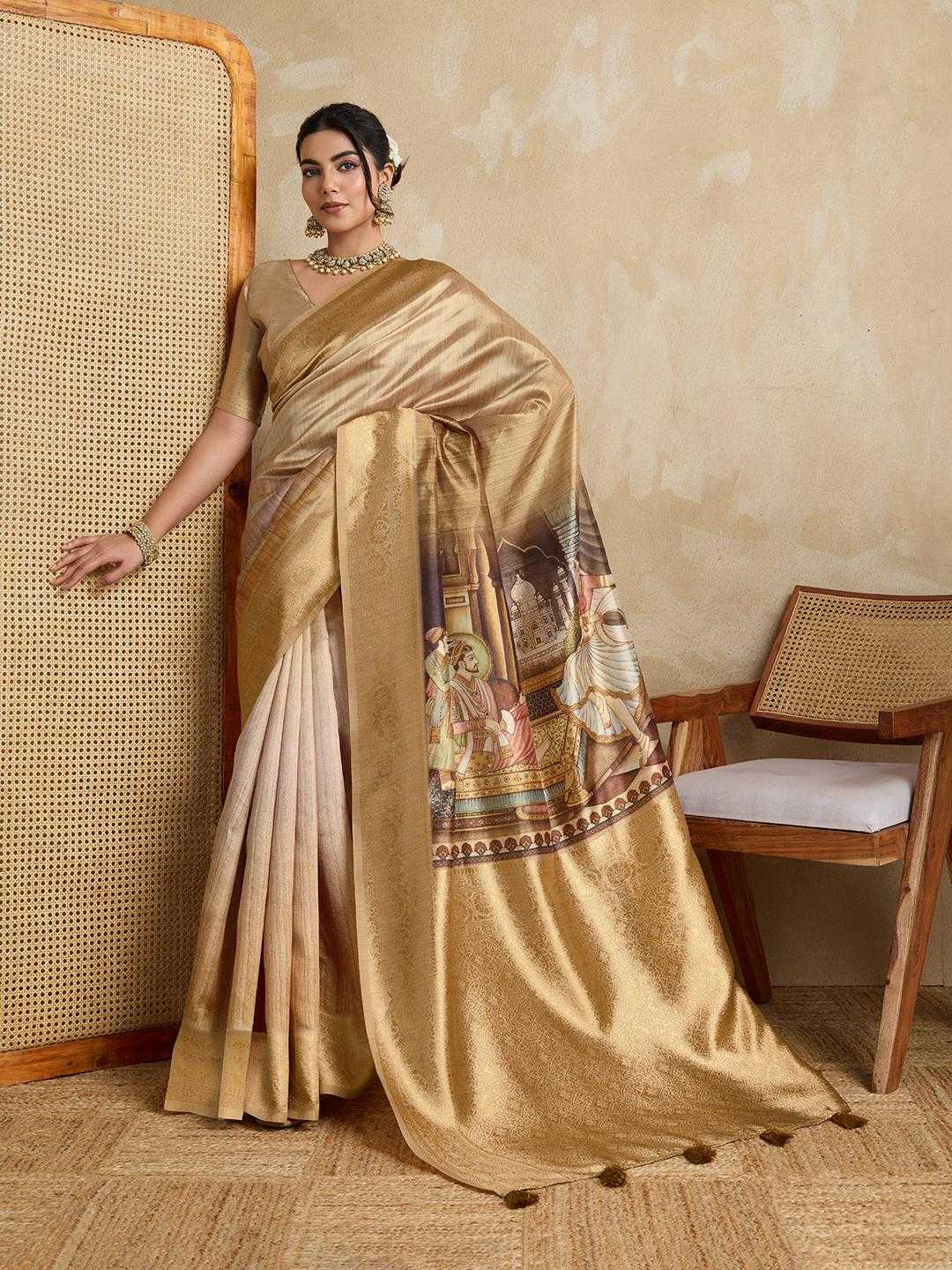Ynf Silk RIN113 JODHA Silk Sarees Wholesale Printed Silk Saree Designer Silk Sarees Silk Sarees For Weddings Manufacturer