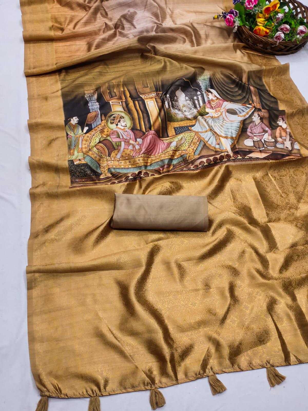 Ynf Silk RIN113 JODHA Silk Sarees Wholesale Printed Silk Saree Designer Silk Sarees Silk Sarees For Weddings Manufacturer