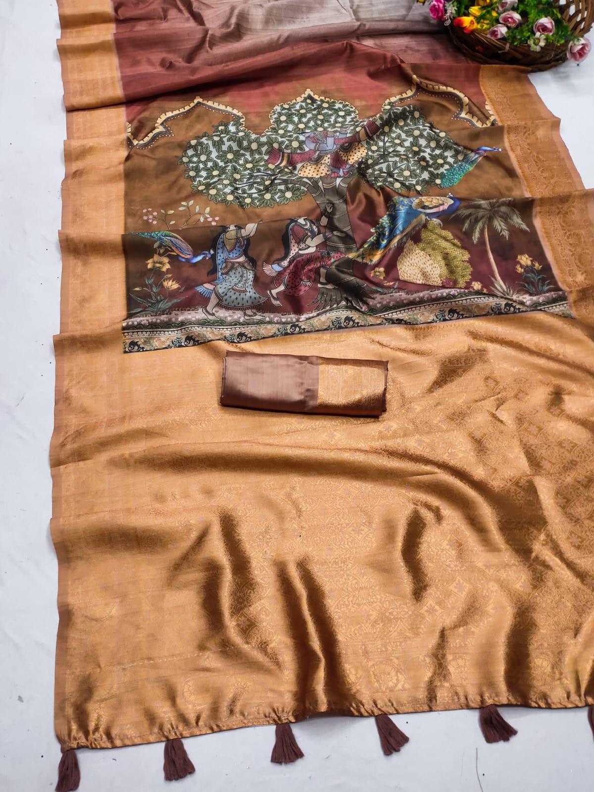 Ynf Silk RIN113 JODHA Silk Sarees Wholesale Printed Silk Saree Designer Silk Sarees Silk Sarees For Weddings Manufacturer