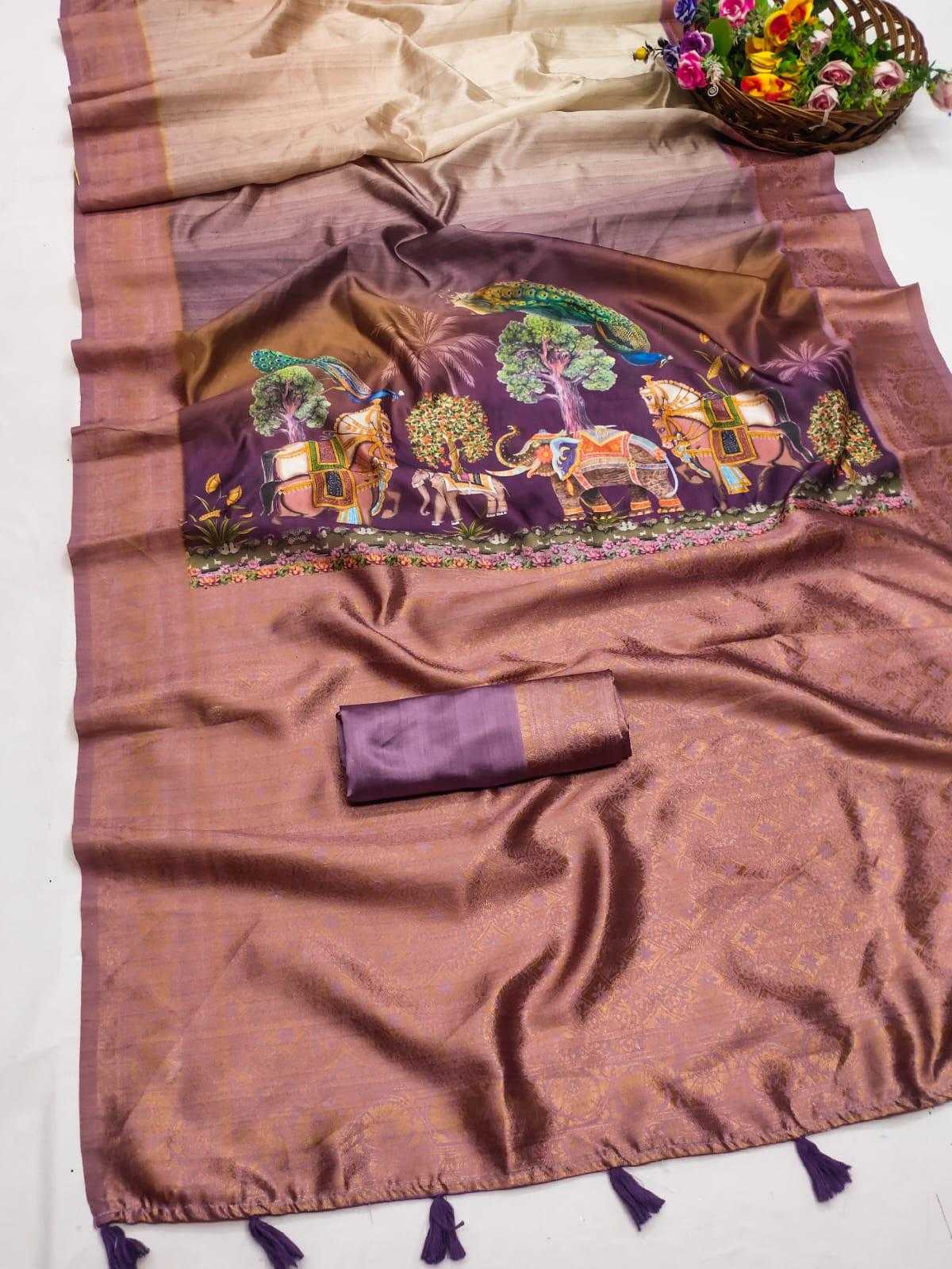 Ynf Silk RIN113 JODHA Silk Sarees Wholesale Printed Silk Saree Designer Silk Sarees Silk Sarees For Weddings Manufacturer