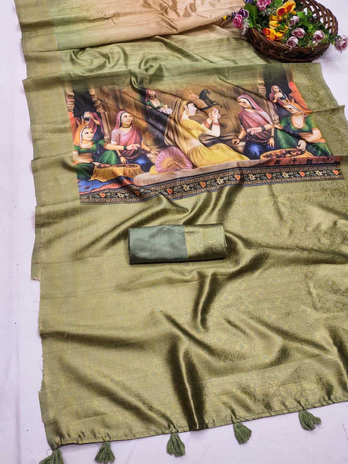 Ynf Silk RIN113 JODHA Silk Sarees Wholesale Printed Silk Saree Designer Silk Sarees Silk Sarees For Weddings Manufacturer
