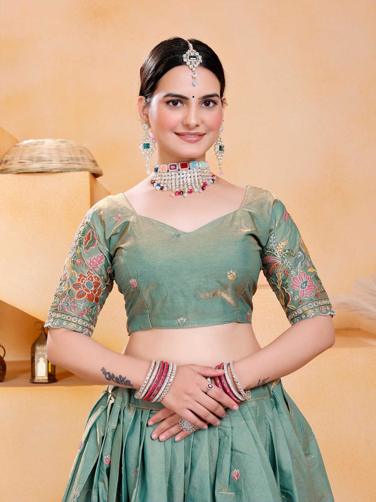 Ynf Silk RIN188 Shirva Lehengas Wholesale Fancy Lehenga Embroidered Lehenga Lehenga With Cancan Manufacturer