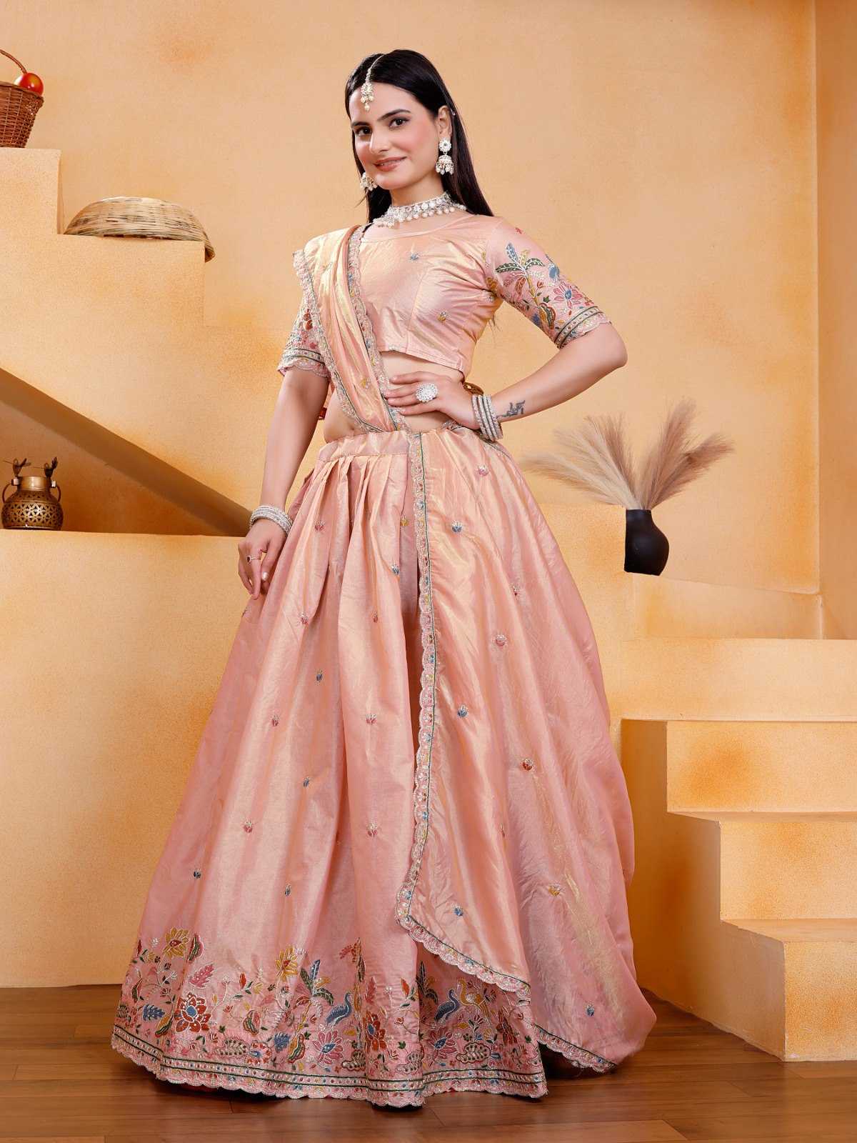 Ynf Silk RIN188 Shirva Lehengas Wholesale Fancy Lehenga Embroidered Lehenga Lehenga With Cancan Manufacturer