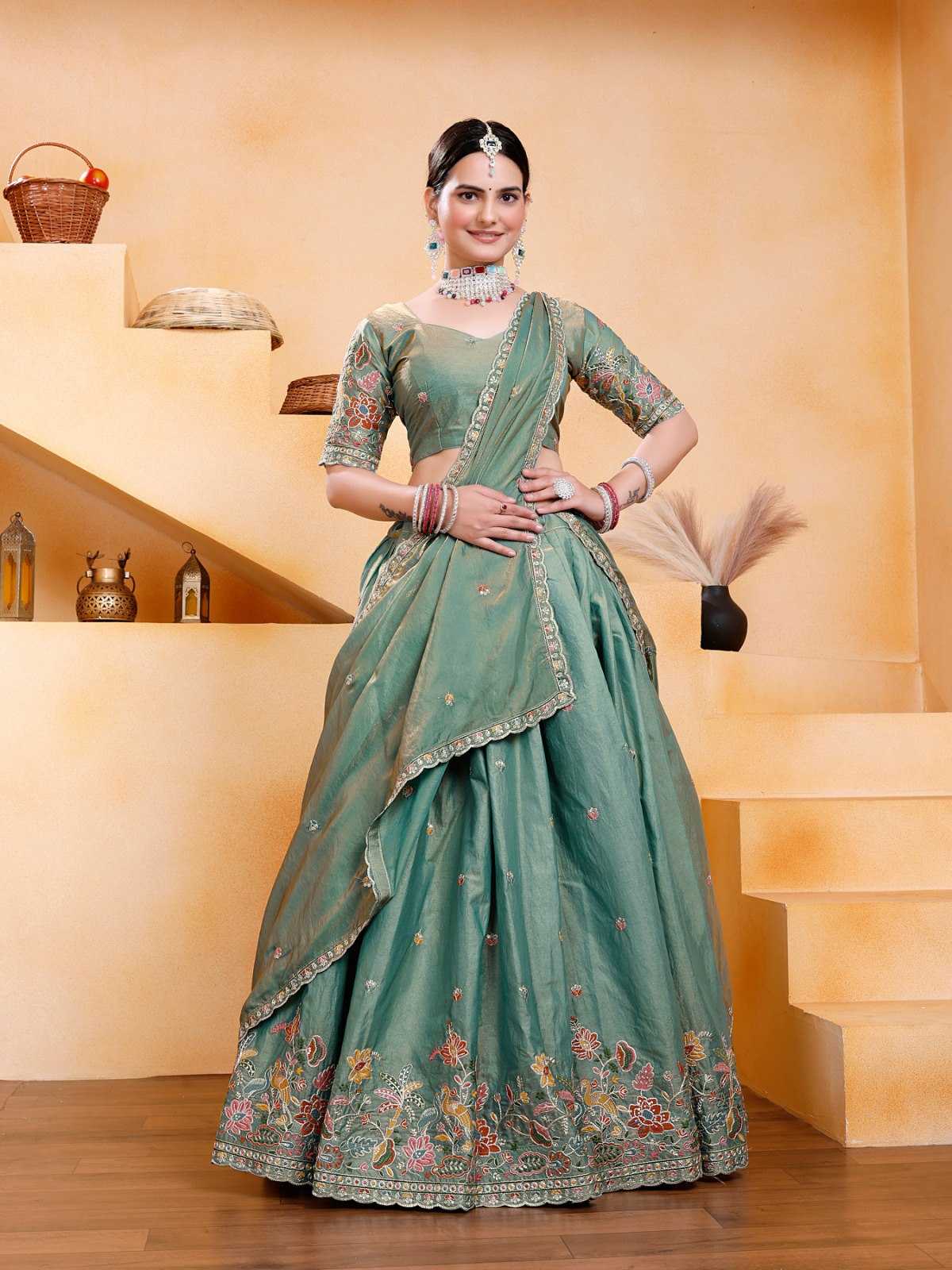 Ynf Silk RIN188 Shirva Lehengas Wholesale Fancy Lehenga Embroidered Lehenga Lehenga With Cancan Manufacturer