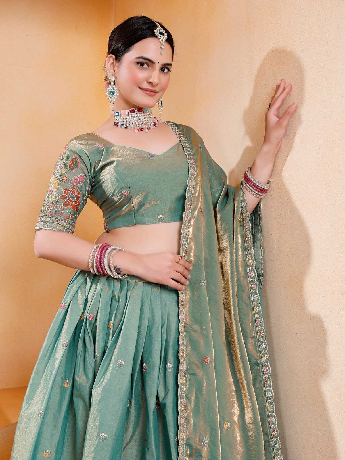 Ynf Silk RIN188 Shirva Lehengas Wholesale Fancy Lehenga Embroidered Lehenga Lehenga With Cancan Manufacturer