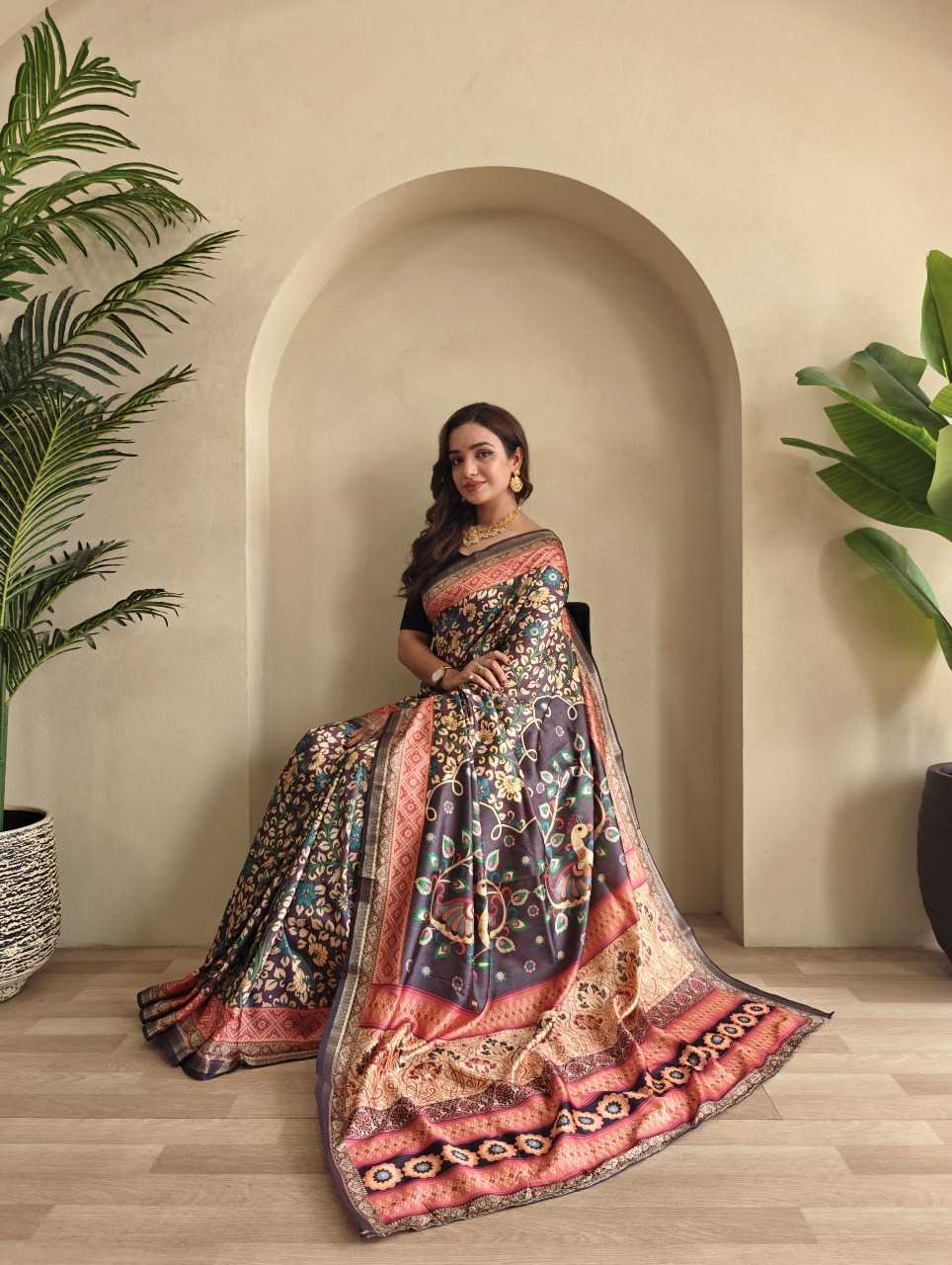 Ynf Silk RIN197 3020 Silk Sarees Wholesale Party Wear Silk Sarees Designer Silk Sarees Fancy Silk Sarees Manufacturer
