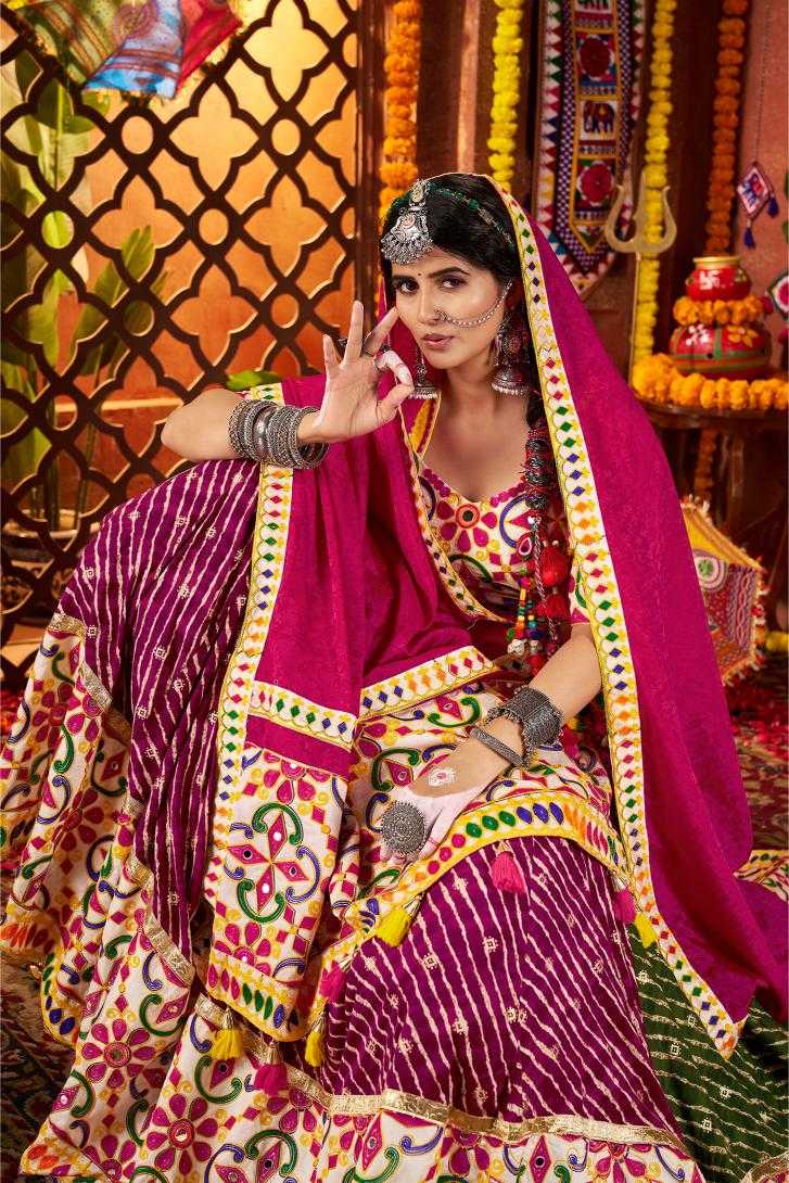 Ynf Cotton RIN202 11071-11072 Lehengas Festive Collections Wholesale Silk Lehenga Embroidered Lehenga Navratri Chaniya Choli Manufacturer