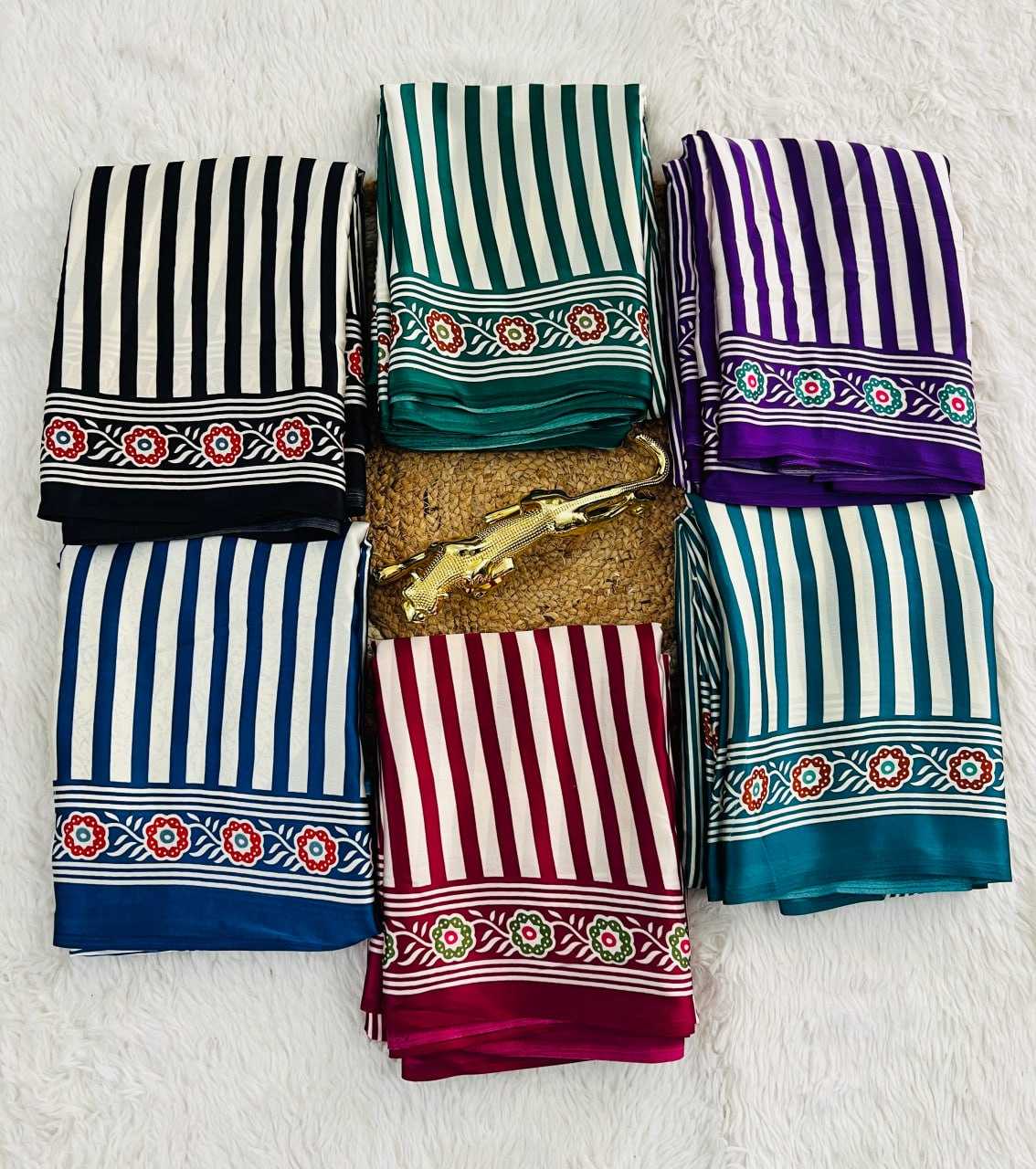 Ynf Silk RIN207 2230 Sarees Wholesale Printed Sarees Silk Sarees Office Wear Sarees Manufacturer