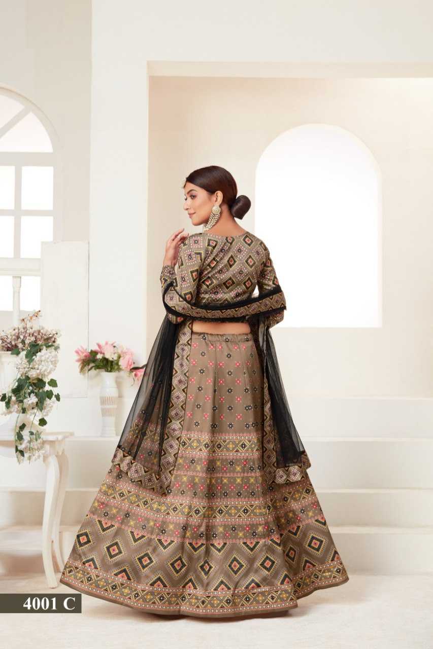 Ynf Silk RIN227 4001 Lehengas Wedding Collections Festive Collections Wholesale Silk Lehenga Designer Lehenga Choli Lehenga With Dupatta Manufacturer