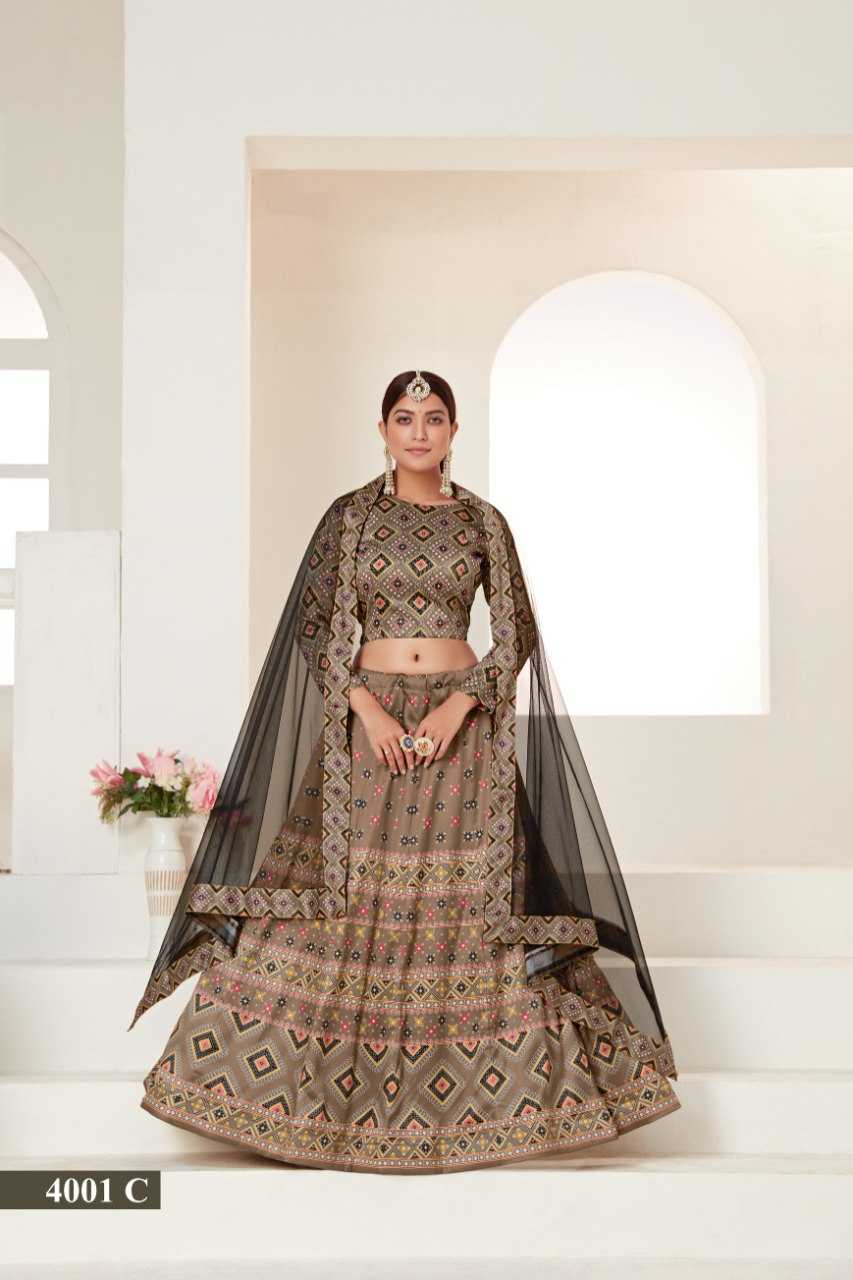Ynf Silk RIN227 4001 Lehengas Wedding Collections Festive Collections Wholesale Silk Lehenga Designer Lehenga Choli Lehenga With Dupatta Manufacturer