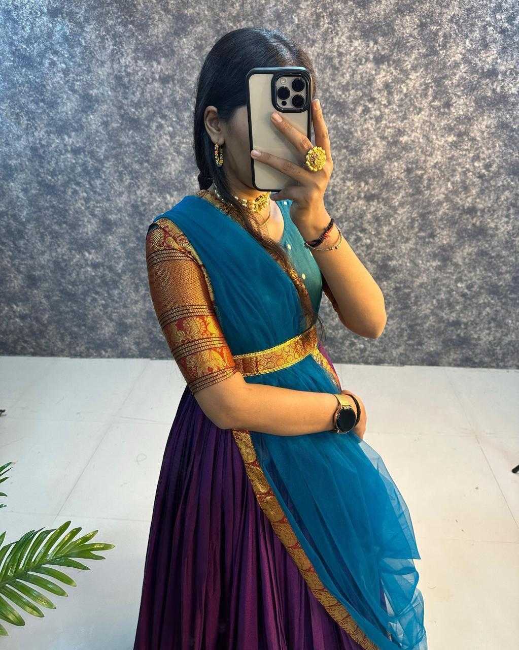 Ynf Silk RIN235 NARAYAN Kids Wear Wholesale Kids Gown Kids Ethnic Gowns Manufacturer