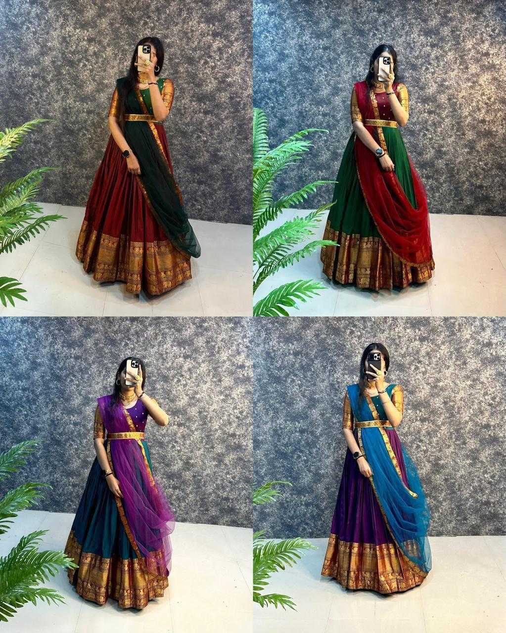 Ynf Silk RIN235 NARAYAN Kids Wear Wholesale Kids Gown Kids Ethnic Gowns Manufacturer