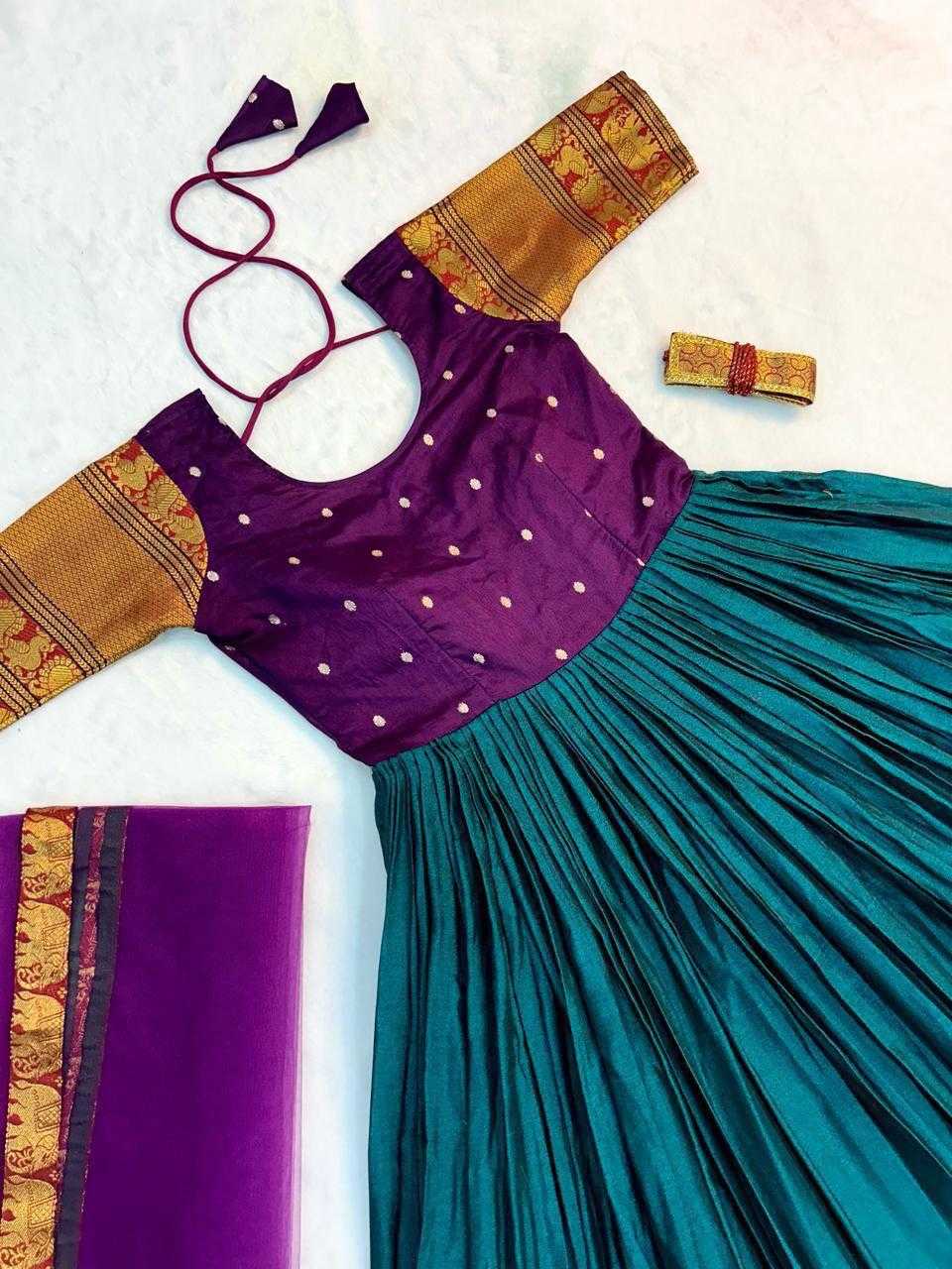 Ynf Silk RIN235 NARAYAN Kids Wear Wholesale Kids Gown Kids Ethnic Gowns Manufacturer