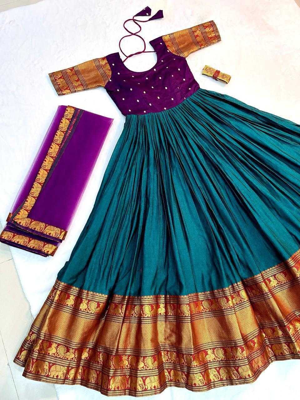 Ynf Silk RIN235 NARAYAN Kids Wear Wholesale Kids Gown Kids Ethnic Gowns Manufacturer