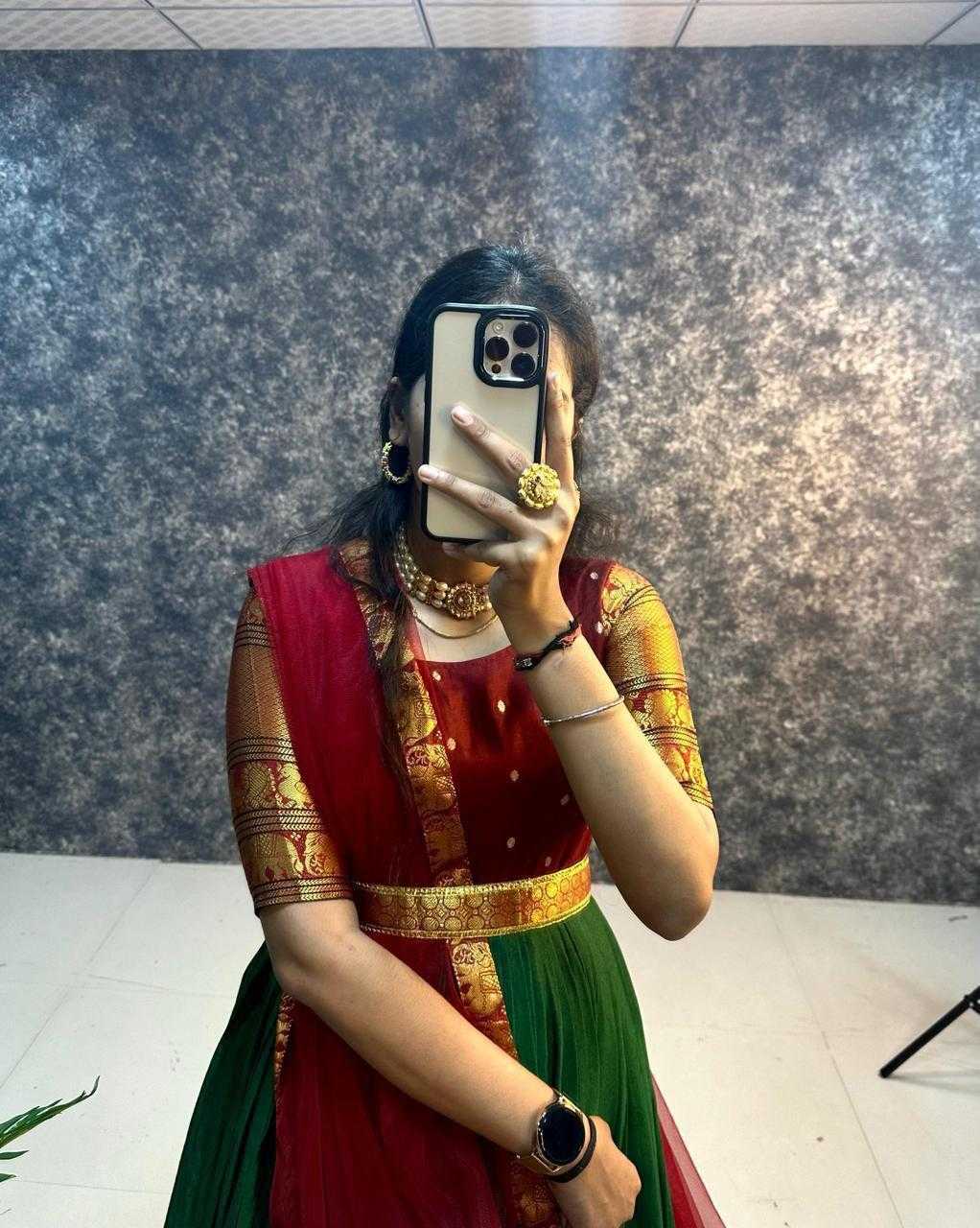 Ynf Silk RIN235 NARAYAN Kids Wear Wholesale Kids Gown Kids Ethnic Gowns Manufacturer