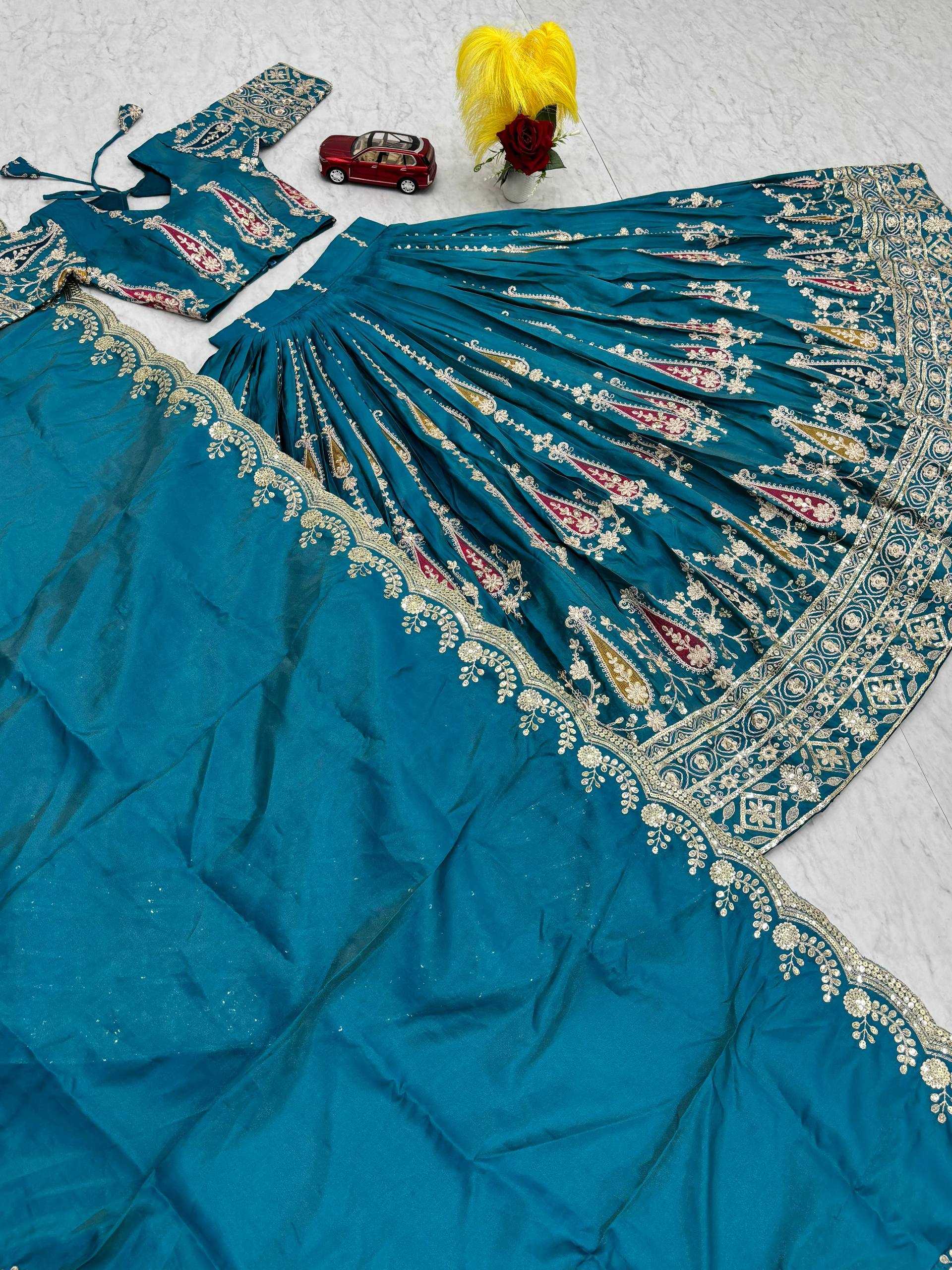 Ynf Simar silk KESH497 259 Lehengas Wholesale Traditional Lehenga Wedding Lehenga Embroidered Lehenga Manufacturer