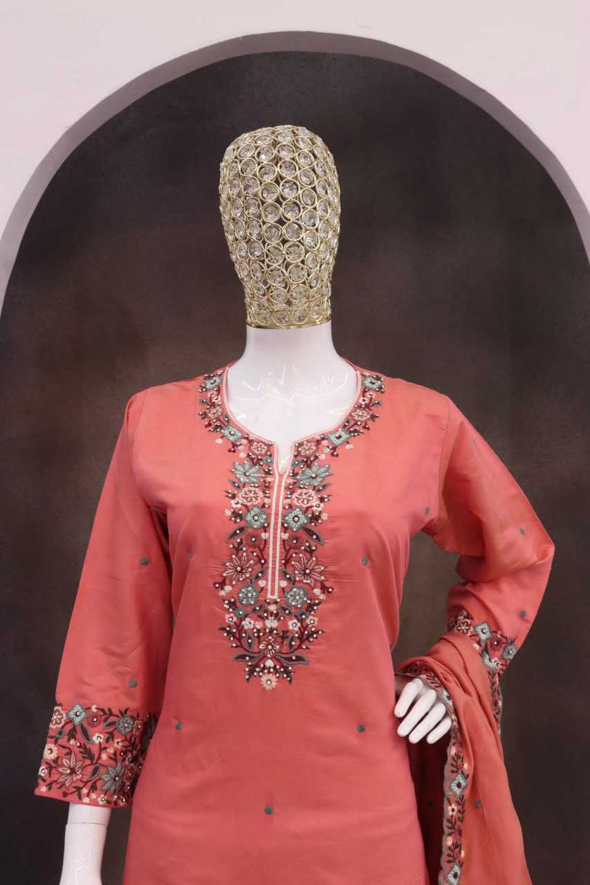 Ynf Simar silk KESH504 10224 Suits & Dresses Wedding Collections Festive Collections Wholesale Embroidery Suits Palazzo Suit Designer Suits Manufacturer