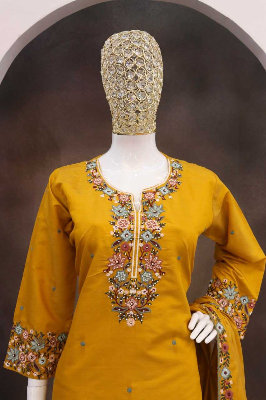 Ynf Simar silk KESH504 10224 Suits & Dresses Wedding Collections Festive Collections Wholesale Embroidery Suits Palazzo Suit Designer Suits Manufacturer
