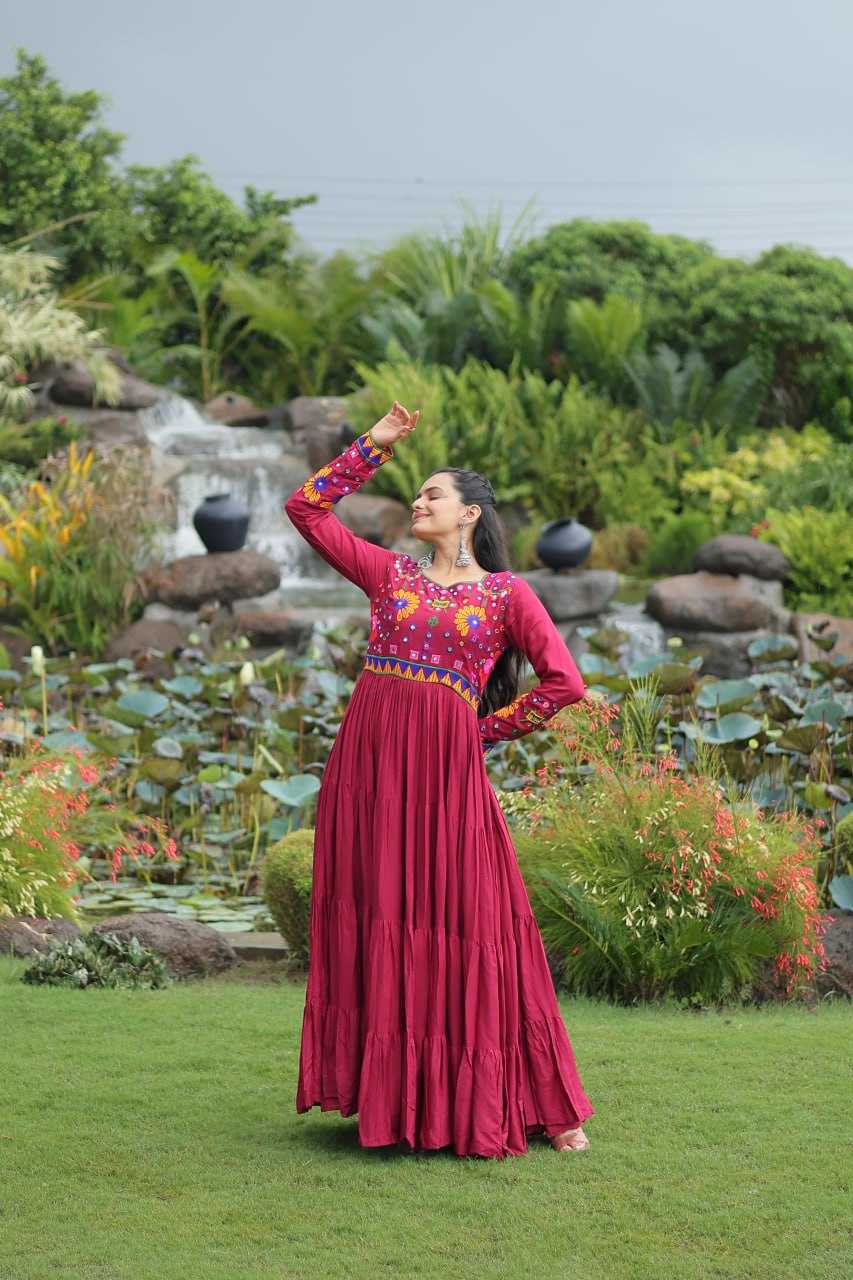 Ynf Slub Reyon KESH491 9261 Gowns Wholesale Printed Gowns Manufacturer
