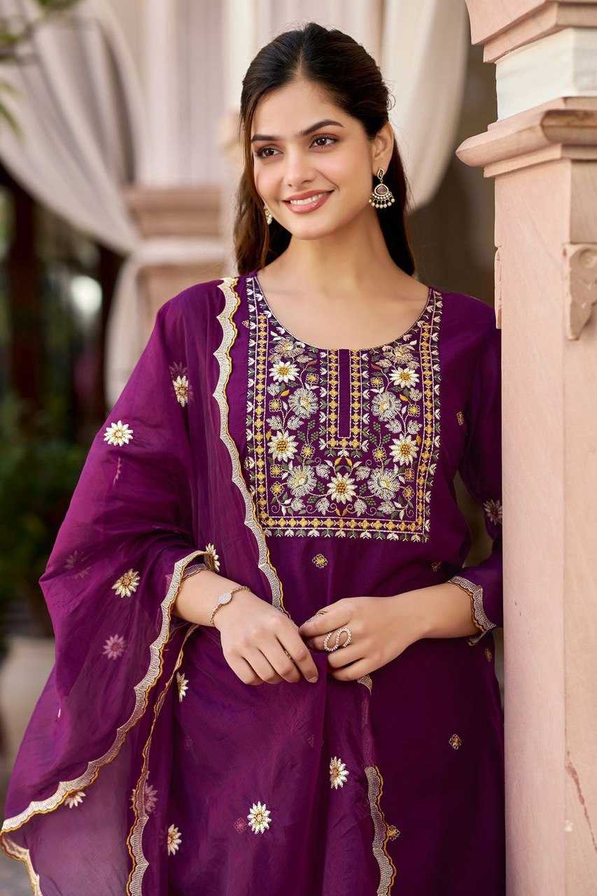 Ynf Slub Reyon KESH510 MORNI Suits & Dresses Wholesale Ladies Suits Embroidery Suits Palazzo Suit Manufacturer