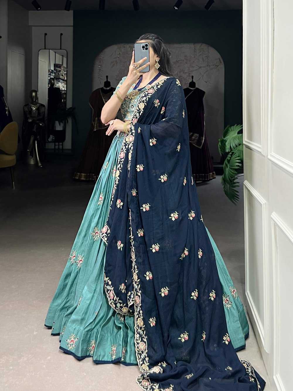 Ynf Slub Silk KESH134 1443 Lehengas Wholesale Fancy Lehenga Traditional Lehenga Embroidered Lehenga Manufacturer