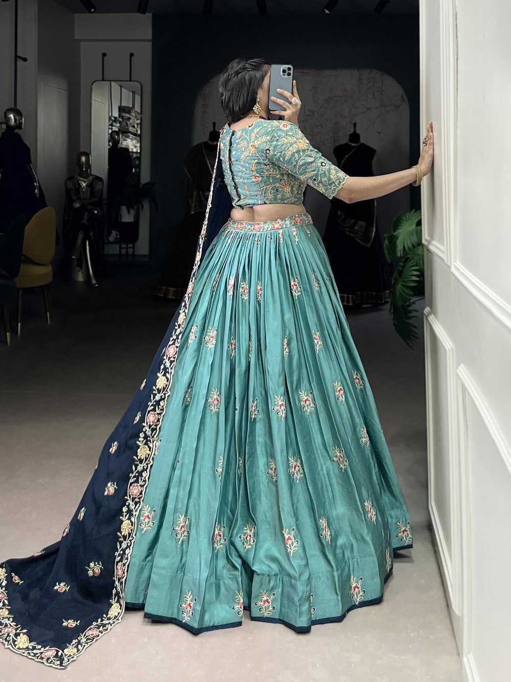 Ynf Slub Silk KESH134 1443 Lehengas Wholesale Fancy Lehenga Traditional Lehenga Embroidered Lehenga Manufacturer