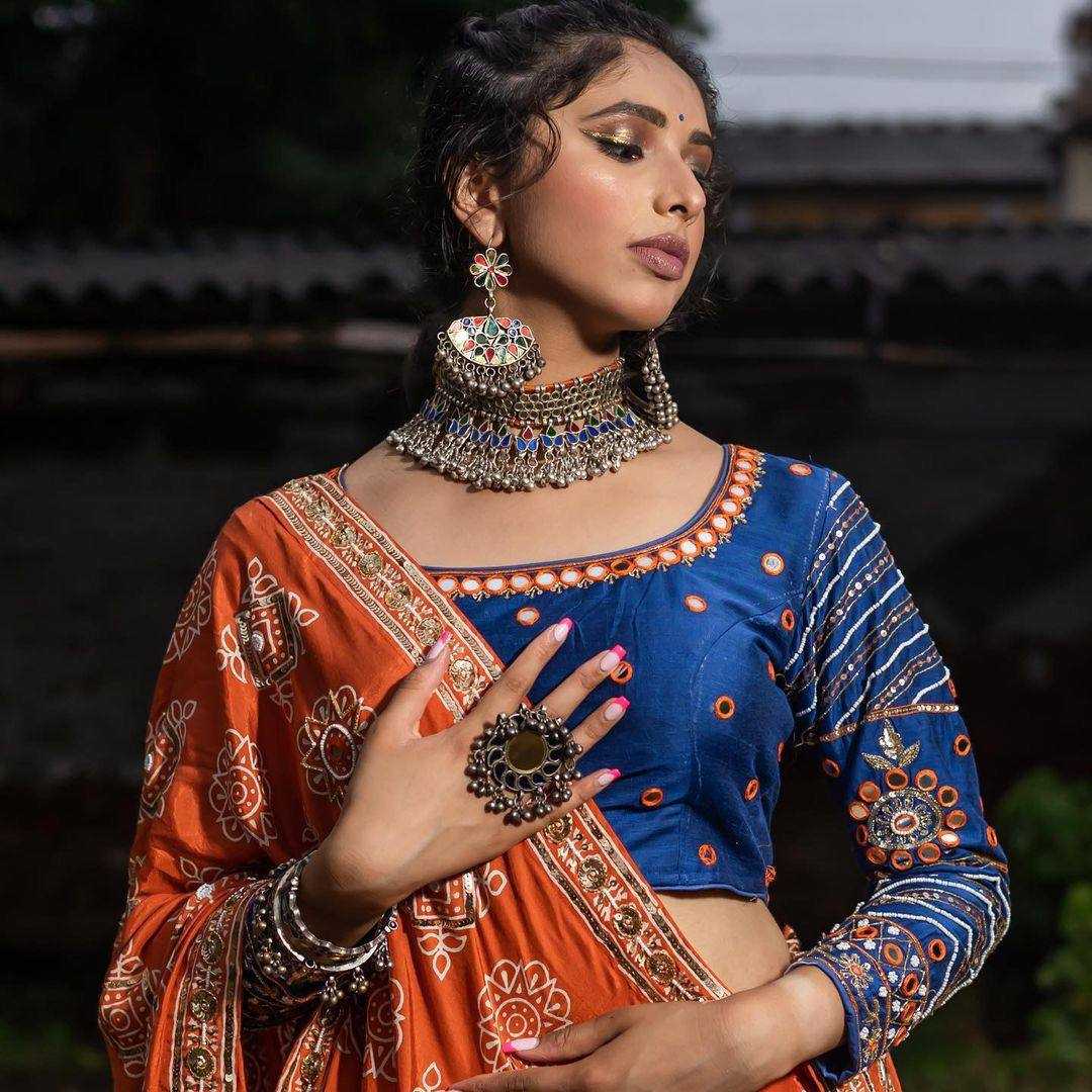 Ynf Soft Butter Silk KESH492 797 Lehengas Festive Collections Wholesale Designer Lehenga Choli Mirror Work Lehenga Navratri Chaniya Choli Manufacturer