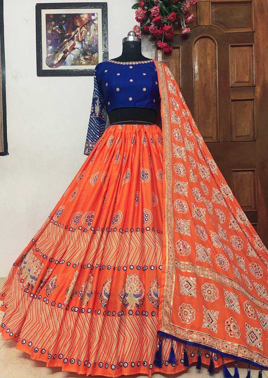 Ynf Soft Butter Silk KESH492 797 Lehengas Festive Collections Wholesale Designer Lehenga Choli Mirror Work Lehenga Navratri Chaniya Choli Manufacturer