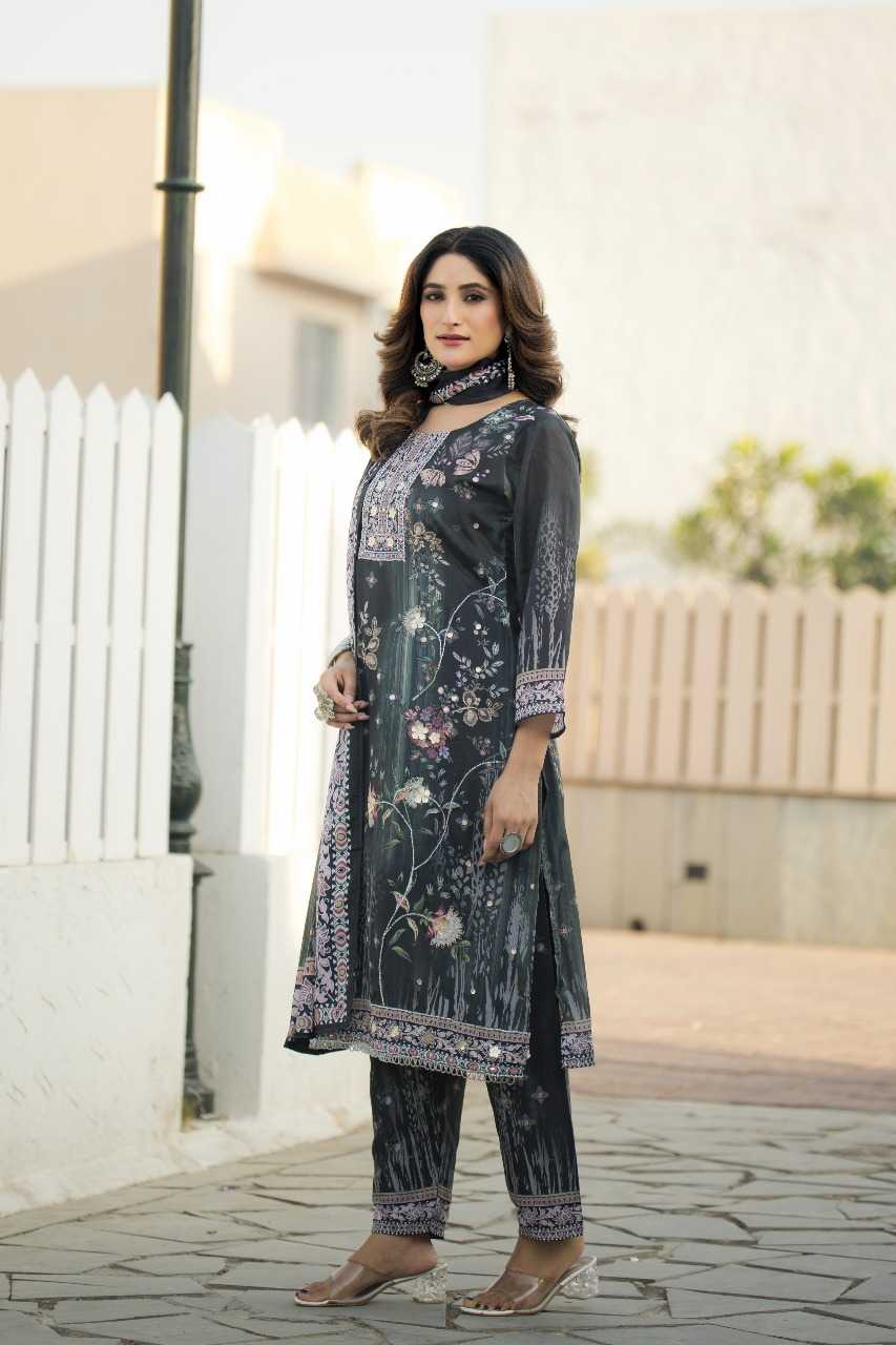 Ynf soft chinon RIN197 4840 Suits & Dresses Wholesale Party wear suits Wedding Suits Designer Suits Manufacturer