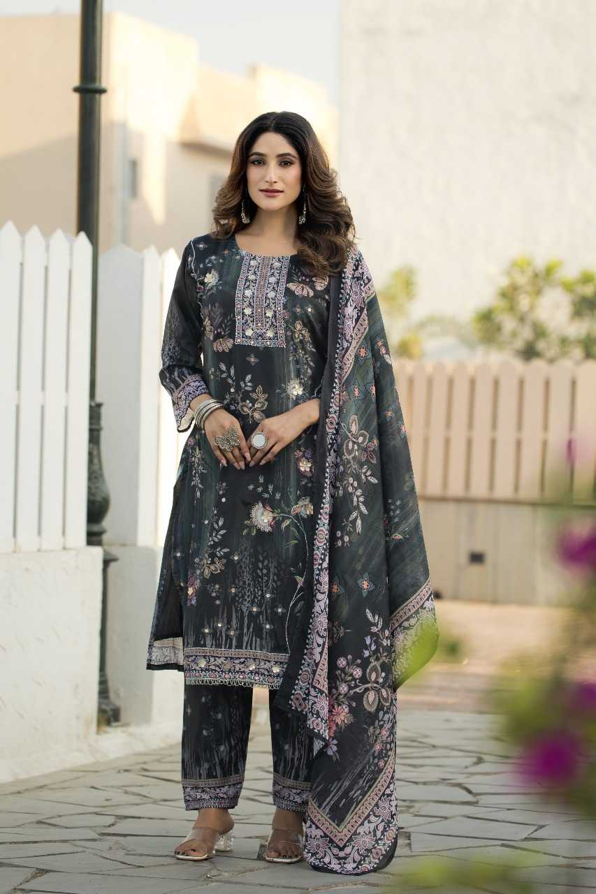 Ynf soft chinon RIN197 4840 Suits & Dresses Wholesale Party wear suits Wedding Suits Designer Suits Manufacturer