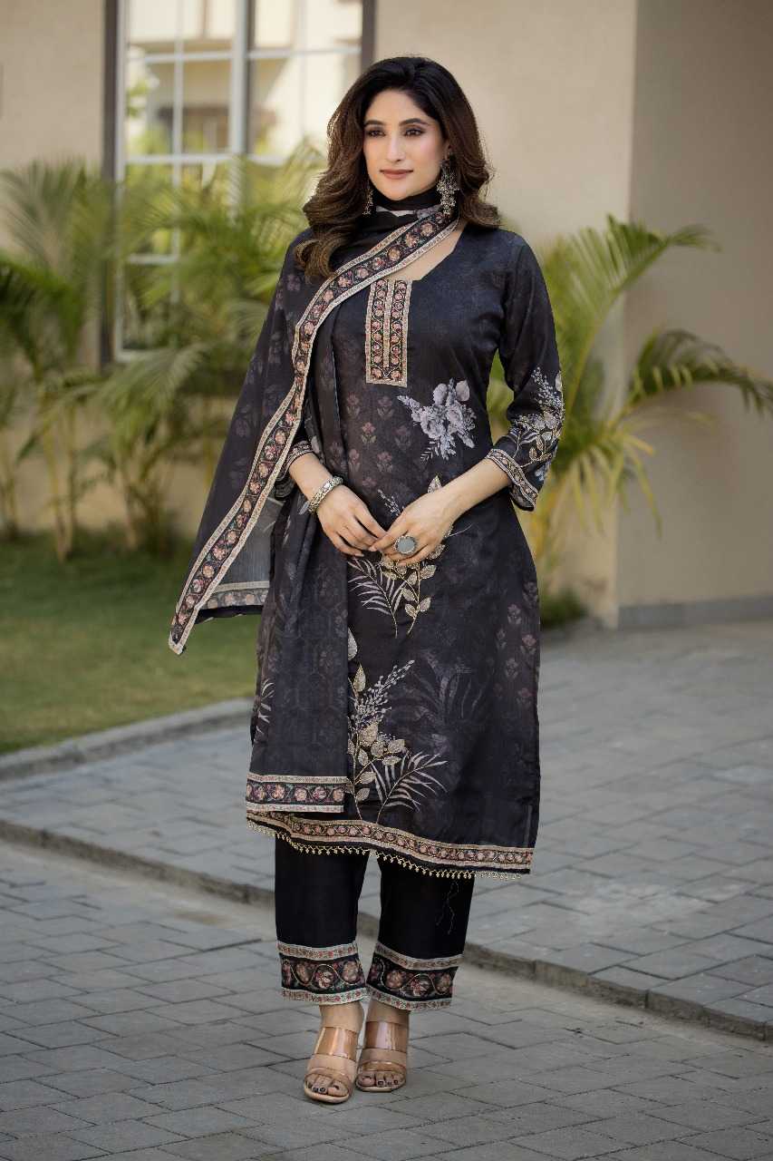 Ynf soft chinon RIN197 4840 Suits & Dresses Wholesale Party wear suits Wedding Suits Designer Suits Manufacturer